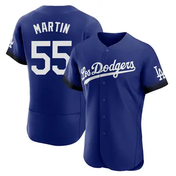 Russell Martin Men's Los Angeles Dodgers Authentic 2021 City Connect Jersey - Royal