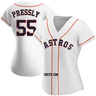 Ryan Pressly Women's Houston Astros Authentic Home Jersey - White