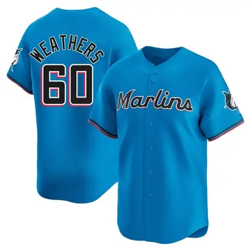 Ryan Weathers Youth Miami Marlins Limited Alternate Jersey - Blue