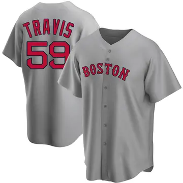 Sam Travis Youth Boston Red Sox Replica Road Jersey - Gray