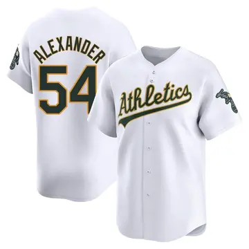 Scott Alexander Youth Oakland Athletics Limited Home Jersey - White