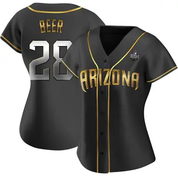 Seth Beer Women's Arizona Diamondbacks Replica Alternate 2023 World Series Jersey - Black Golden