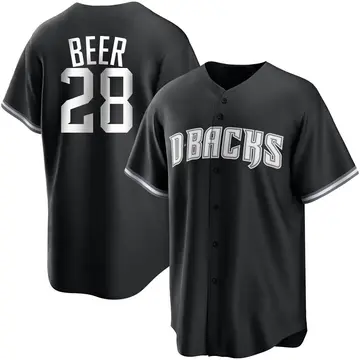 Seth Beer Youth Arizona Diamondbacks Replica Jersey - Black/White