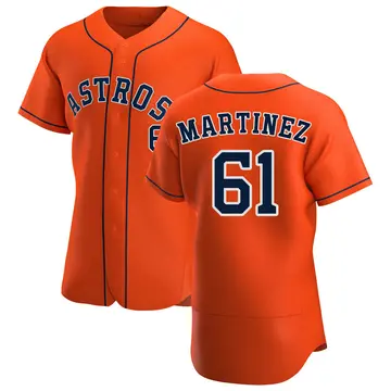 Seth Martinez Men's Houston Astros Authentic Alternate Jersey - Orange
