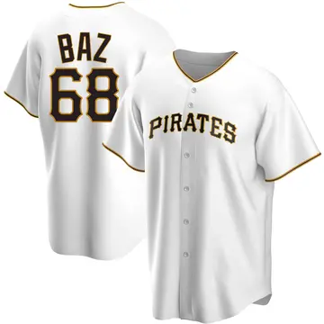 Shane Baz Men's Pittsburgh Pirates Replica Home Jersey - White