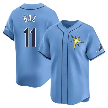 Shane Baz Men's Tampa Bay Rays Limited Alternate Jersey - Light Blue