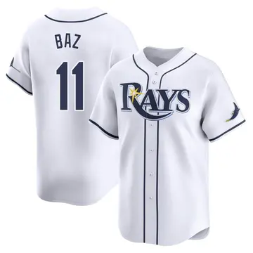 Shane Baz Men's Tampa Bay Rays Limited Home Jersey - White