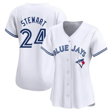 Shannon Stewart Women's Toronto Blue Jays Limited Home Jersey - White