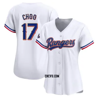 Shin-Soo Choo Women's Texas Rangers Limited White 2024 Collection Jersey - Gold