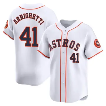 Spencer Arrighetti Youth Houston Astros Limited Home Jersey - White