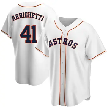 Spencer Arrighetti Youth Houston Astros Replica Home Jersey - White