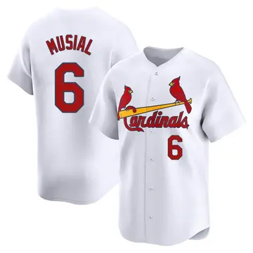 Stan Musial Men's St. Louis Cardinals Limited Home Jersey - White