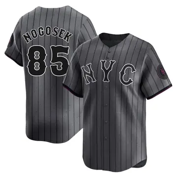 Stephen Nogosek Men's New York Mets Limited Graphite 2024 City Connect Jersey