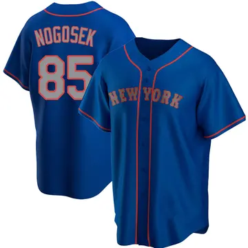 Stephen Nogosek Men's New York Mets Replica Alternate Road Jersey - Royal
