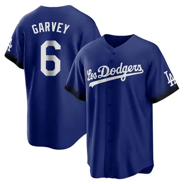 Steve Garvey Men's Los Angeles Dodgers Replica 2021 City Connect Jersey - Royal