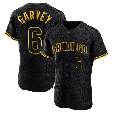 Steve Garvey Men's San Diego Padres Authentic Snake Skin City Jersey - Black