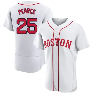 Steve Pearce Men's Boston Red Sox Authentic 2021 Patriots' Day Jersey - White