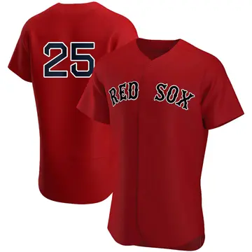 Steve Pearce Men's Boston Red Sox Authentic Alternate Team Jersey - Red