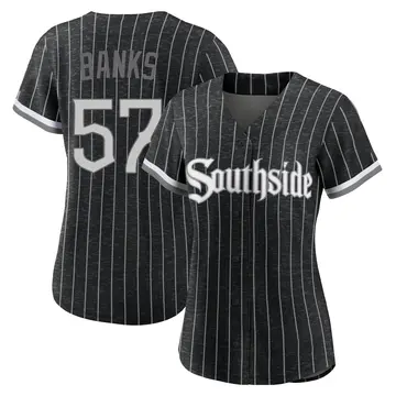 Tanner Banks Women's Chicago White Sox Replica 2021 City Connect Jersey - Black