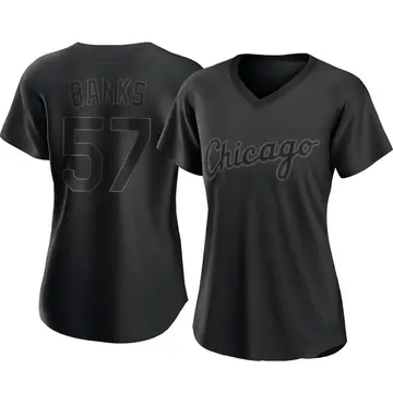 Tanner Banks Women's Chicago White Sox Replica Pitch Fashion Jersey - Black