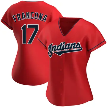 Terry Francona Women's Cleveland Guardians Replica Alternate Jersey - Red