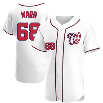 Thaddeus Ward Men's Washington Nationals Authentic Alternate Jersey - White