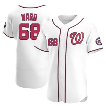 Thaddeus Ward Men's Washington Nationals Authentic Home Jersey - White