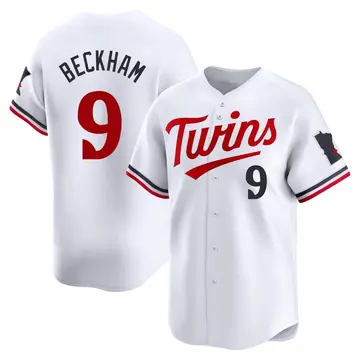 Tim Beckham Men's Minnesota Twins Limited Home Jersey - White