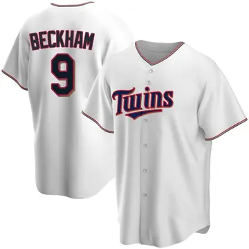 Tim Beckham Men's Minnesota Twins Replica Home Jersey - White