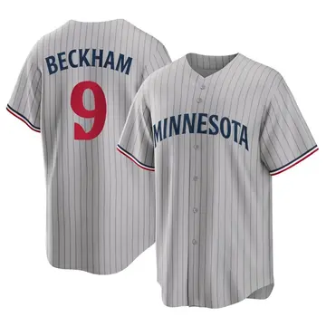 Tim Beckham Men's Minnesota Twins Replica Road Jersey - Gray