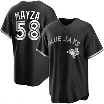 Tim Mayza Youth Toronto Blue Jays Replica Jersey - Black/White