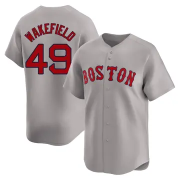 Tim Wakefield Youth Boston Red Sox Limited Away Jersey - Gray