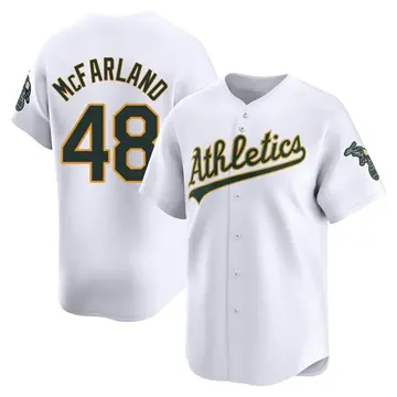 T.J. McFarland Youth Oakland Athletics Limited Home Jersey - White