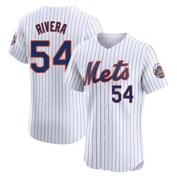 T.j. Rivera Men's New York Mets Elite T.J. Rivera Home Jersey - White