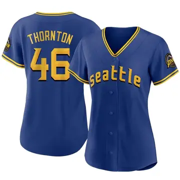 Trent Thornton Women's Seattle Mariners Authentic 2023 City Connect Jersey - Royal