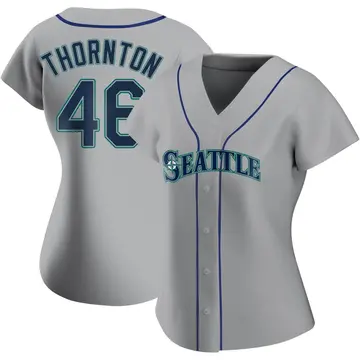 Trent Thornton Women's Seattle Mariners Authentic Road Jersey - Gray