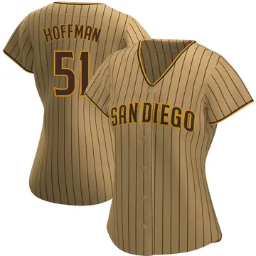 Trevor Hoffman Women's San Diego Padres Replica Alternate Jersey - Tan/Brown