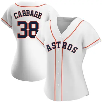 Trey Cabbage Women's Houston Astros Authentic Home Jersey - White