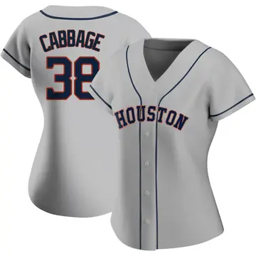 Trey Cabbage Women's Houston Astros Authentic Road 2020 Jersey - Gray