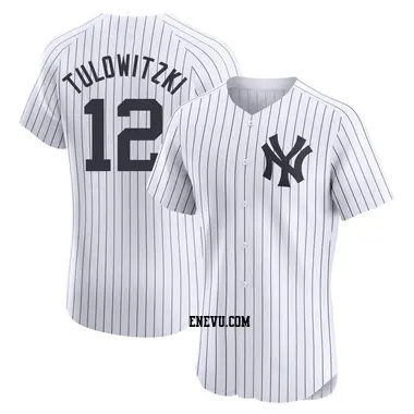 Troy Tulowitzki Men's New York Yankees Elite Home Jersey - White