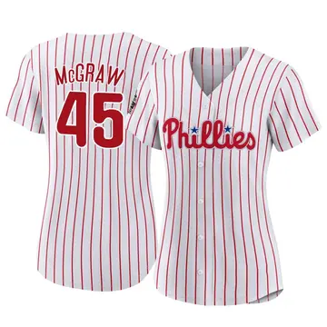 Tug McGraw Women's Philadelphia Phillies Authentic 2022 World Series Home Jersey - White