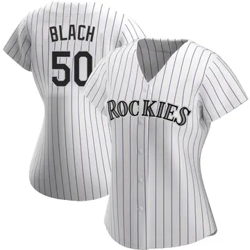 Ty Blach Women's Colorado Rockies Authentic Home Jersey - White