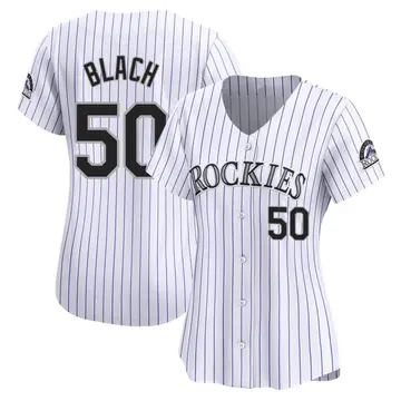 Ty Blach Women's Colorado Rockies Limited Home Jersey - White