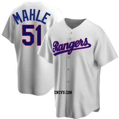 Tyler Mahle Youth Texas Rangers Replica Home Cooperstown Collection Jersey - White