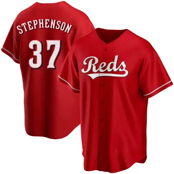 Tyler Stephenson Men's Cincinnati Reds Replica Alternate Jersey - Red