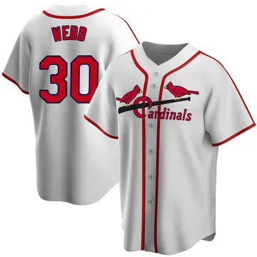 Tyler Webb Men's St. Louis Cardinals Home Cooperstown Collection Jersey - White
