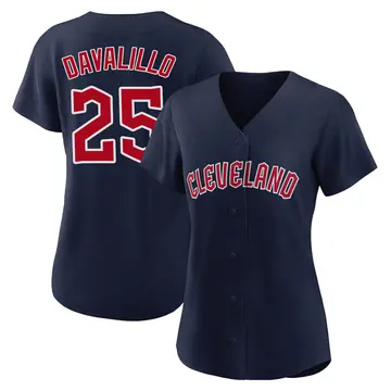 Vic Davalillo Women's Cleveland Guardians Authentic Alternate Jersey - Navy