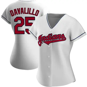 Vic Davalillo Women's Cleveland Guardians Authentic Home Jersey - White