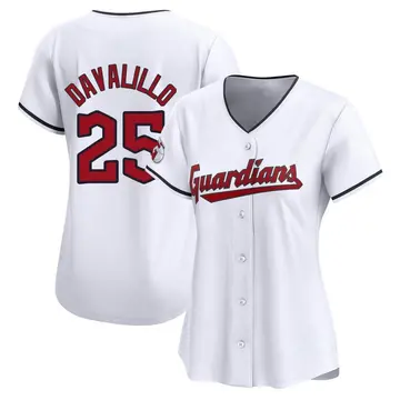 Vic Davalillo Women's Cleveland Guardians Limited Home Jersey - White