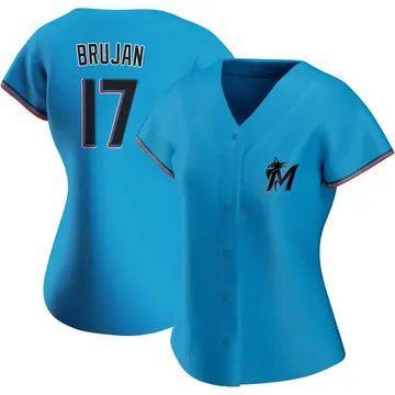Vidal Brujan Women's Miami Marlins Authentic Alternate Jersey - Blue